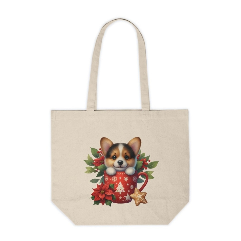 Dog In A Teacup Custom Tote Bag